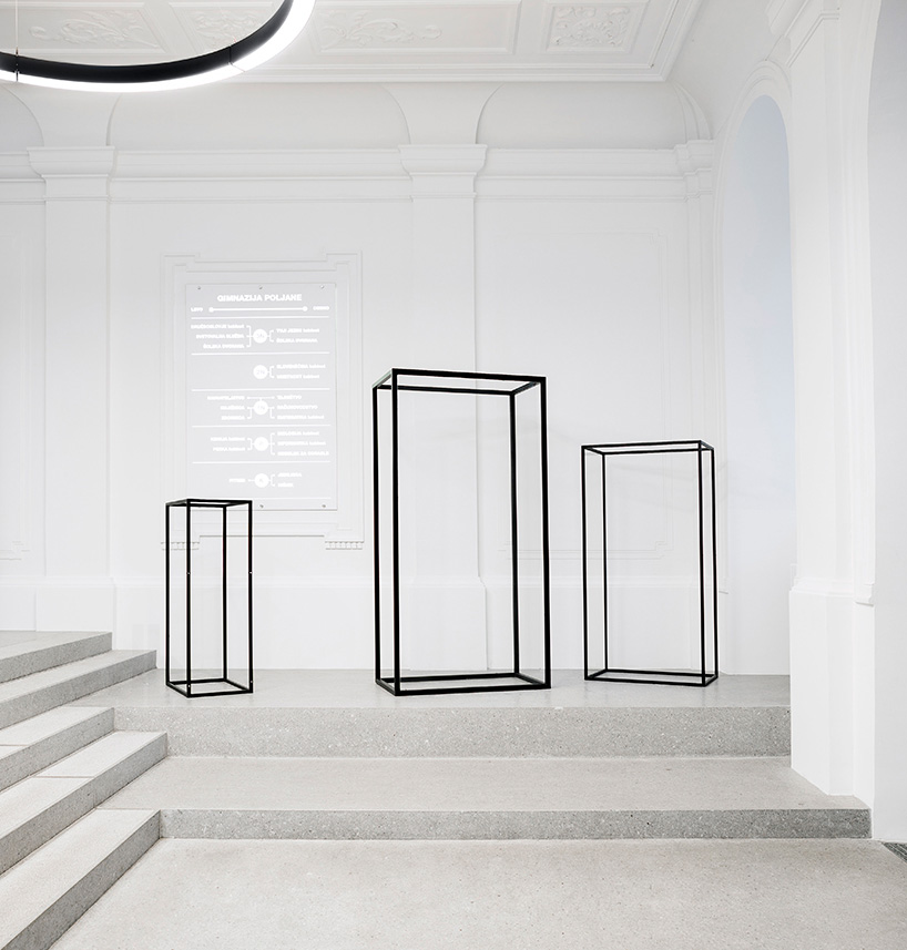 svet vmes poljane grammar school entrance hall ljubljana slovenia designboom
