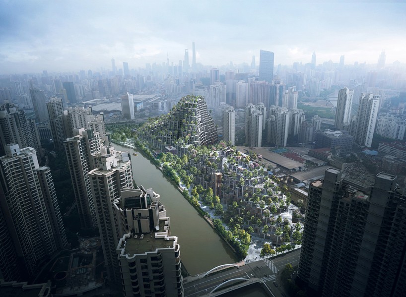 thomas heatherwick moganshan development shanghai M50 a thousand trees designboom