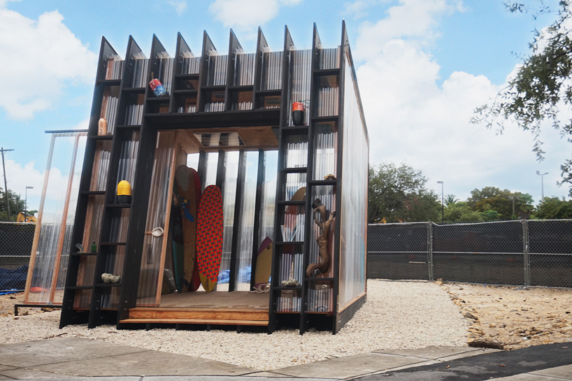 yves behar surf shack miami design district miami art week 2015 designboom