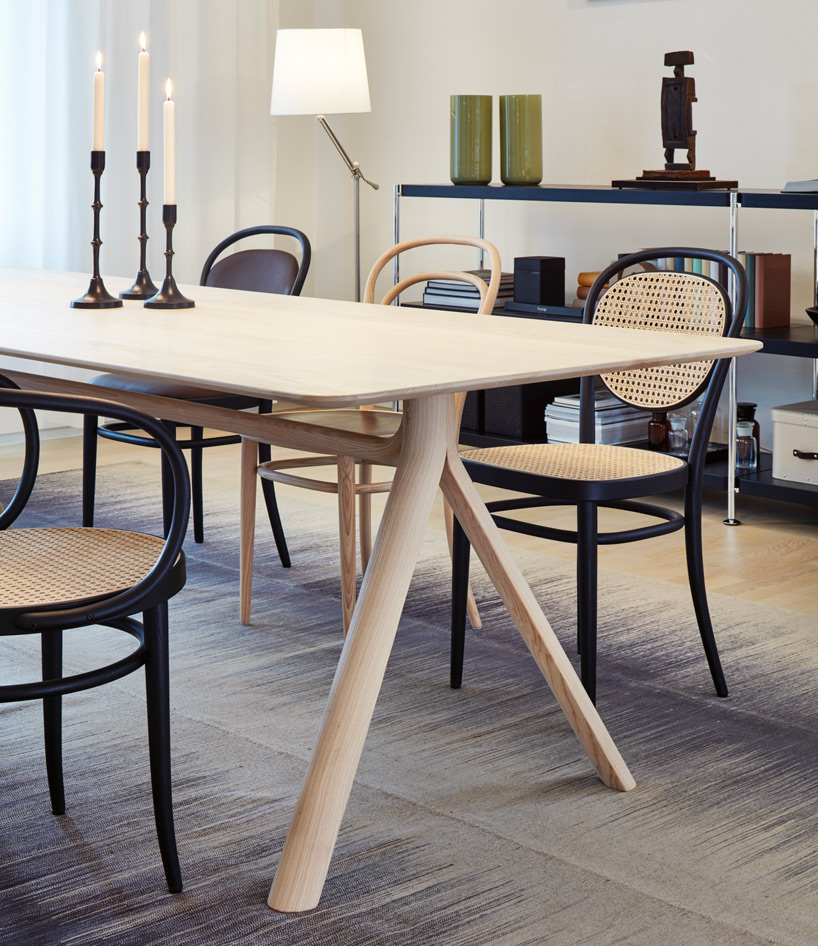 jorre van ast table thonet 1060 table designboom