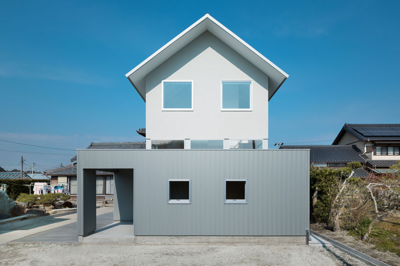 shuhei goto's floating house promotes privacy and light in japan