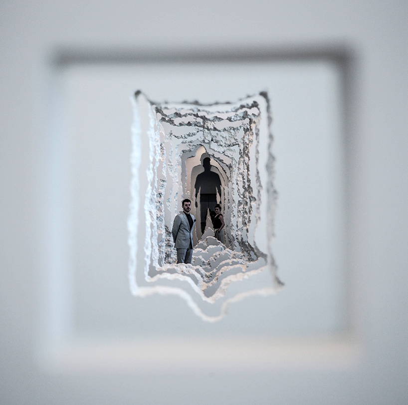 daniel arsham carves 300 foot wall excavation through SCAD museum of art