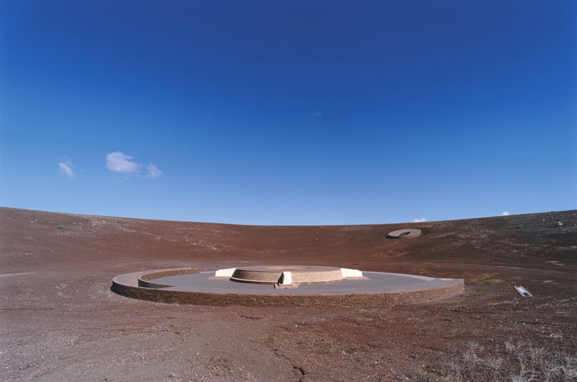 roden crater by james turrell features skyspaces in the