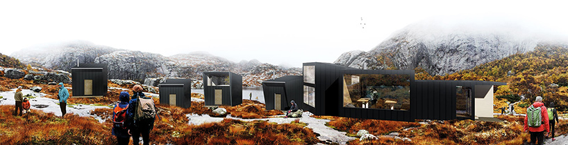 koko-architects-nye-skapet-mountain-lodges-soddatjorn-norway-designboom-02
