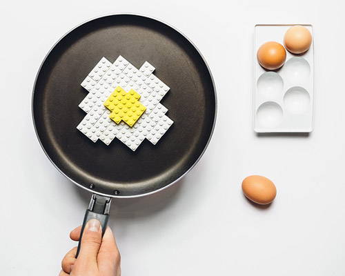 michał kulesza builds LEGO butter, beer and beards from toy bricks