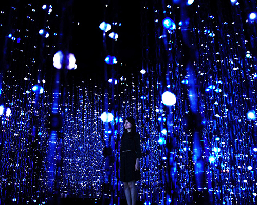 teamlab infills pace gallery with 20 immersive digital installations