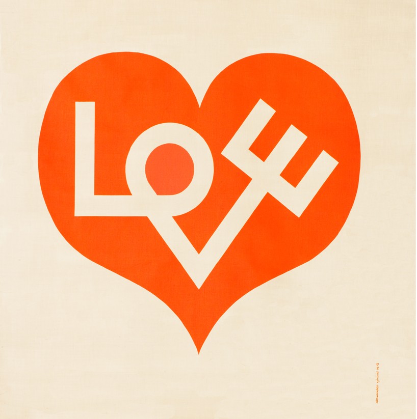 Alexander Girard Love Heartウッドプレート Alexander Girard Love Heartウッドプレート