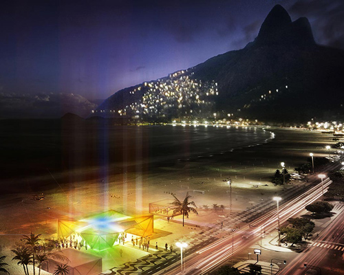 henning larsen architects plans tented pavilion for rio's 2016 olympic games