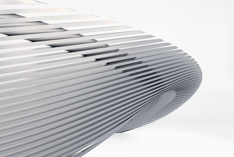 zaha hadid georg jensen baselworld installation jewellery designboom