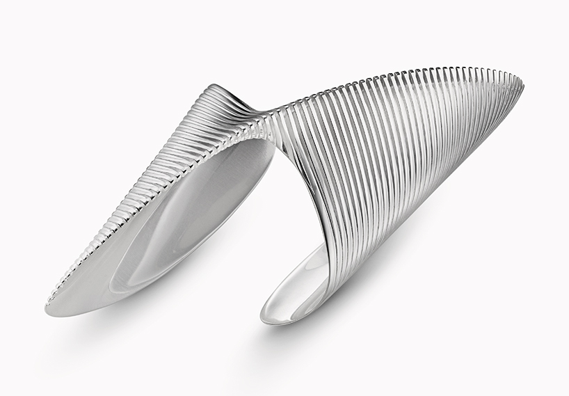 zaha hadid georg jensen baselworld installation jewellery designboom