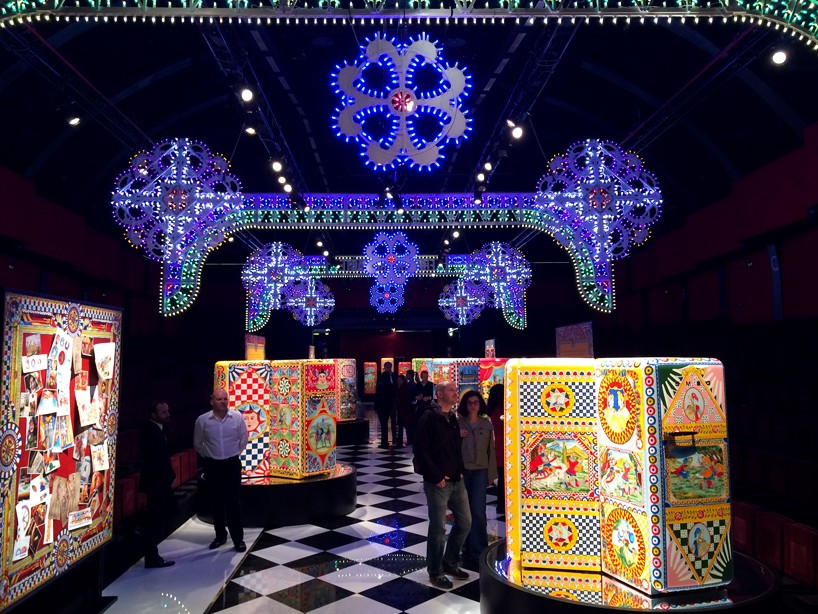 dolce gabbana smeg frigorifero d'arte milan design week 2016 designboom