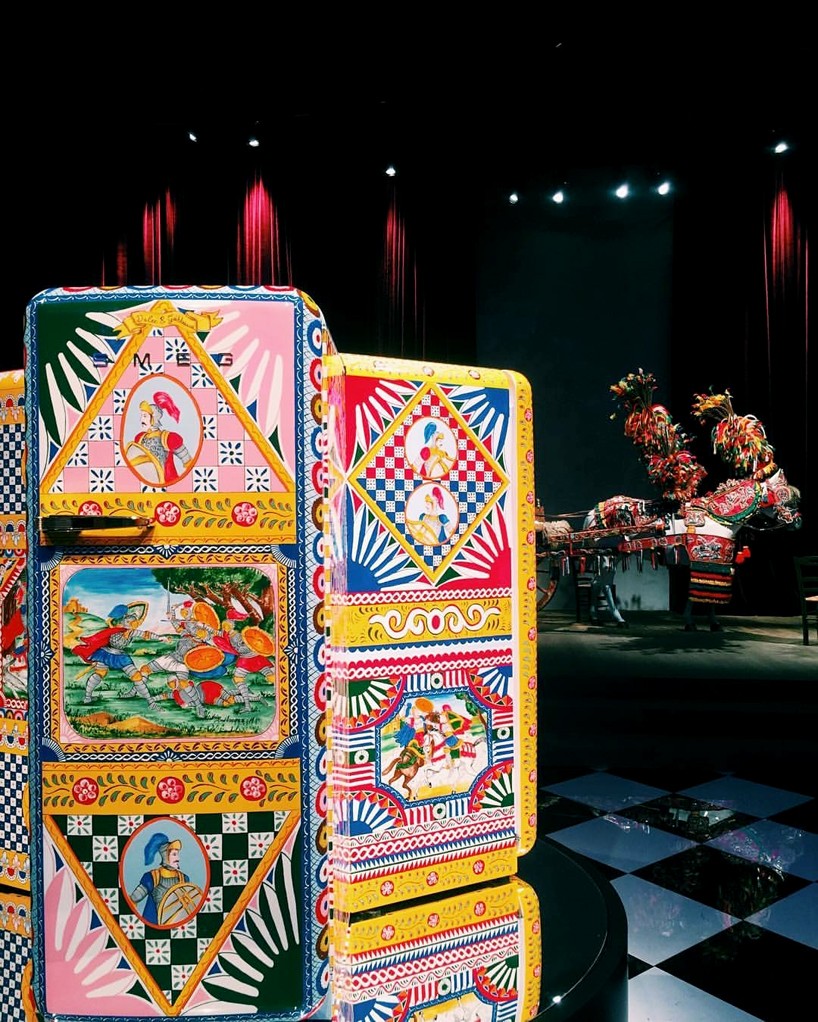 dolce gabbana smeg frigorifero d'arte milan design week 2016 designboom