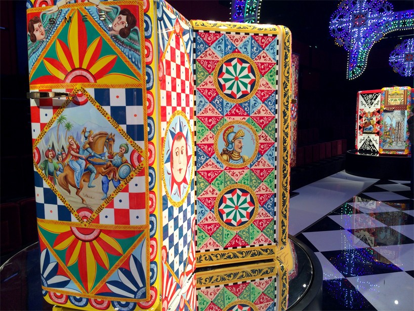 dolce gabbana smeg frigorifero d'arte milan design week 2016 designboom