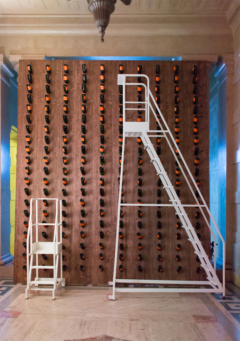 fabrica veuve clicquot beyond exhibition milan central station designboom 