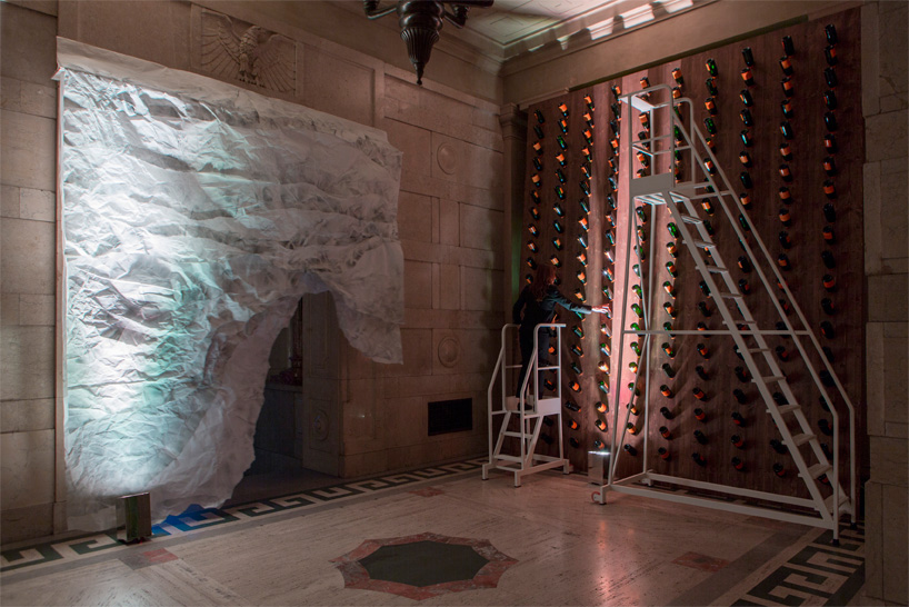 fabrica veuve clicquot beyond exhibition milan central station designboom 