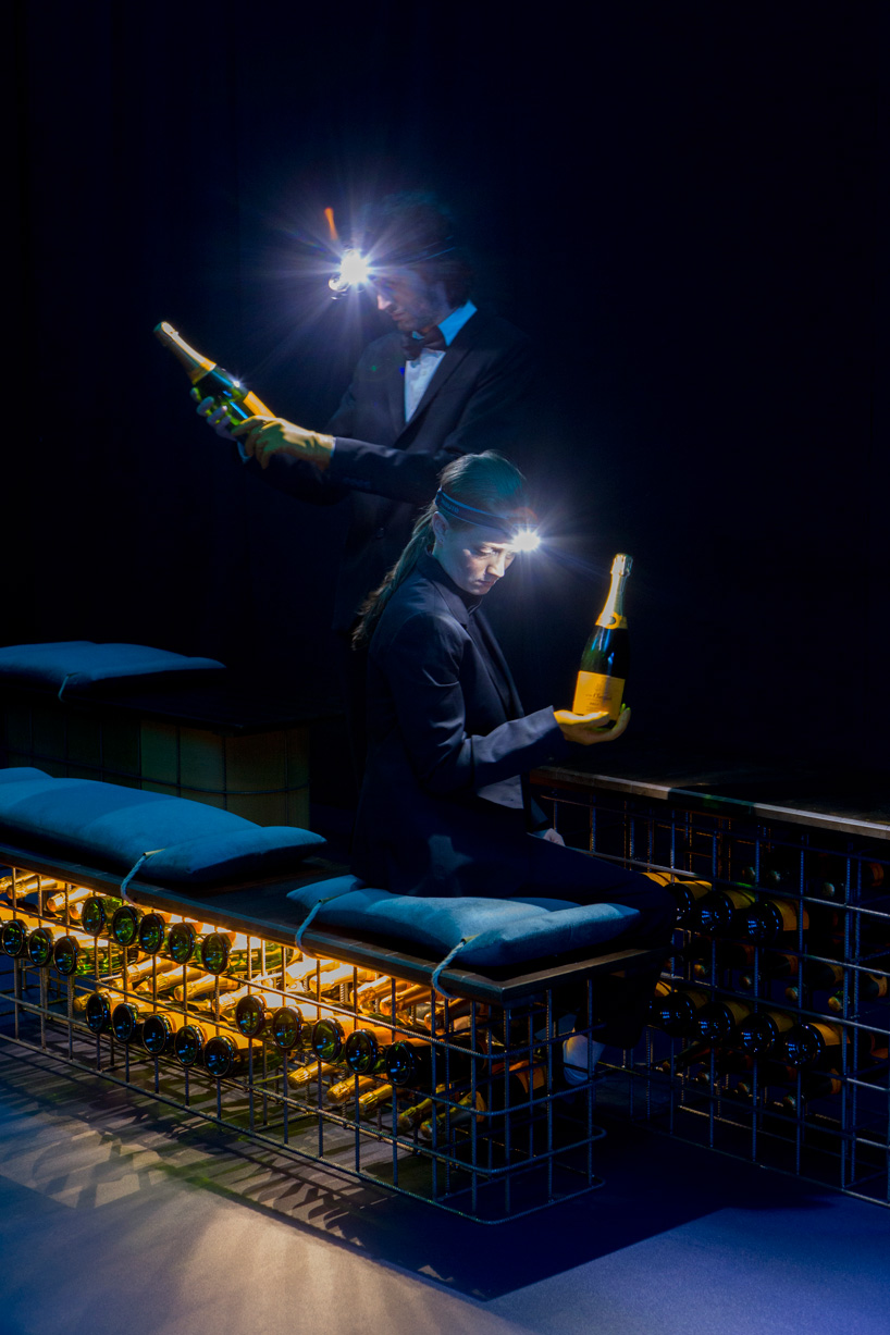 fabrica veuve clicquot beyond exhibition milan central station designboom 