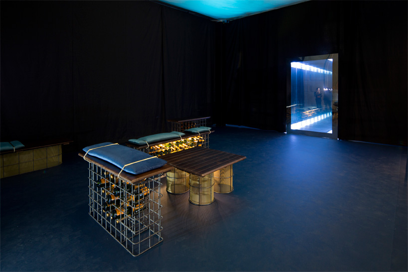 veuve clicquot fabrica  beyond exhibition milan central station designboom 