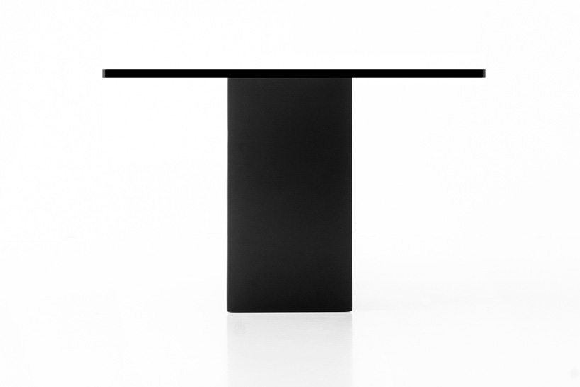 kensaku oshiro kristalia hole table designboom