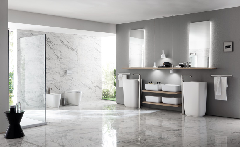 Nendo 39 s ki kitchen bathroom schemes for scavolini for Design bagno 2016