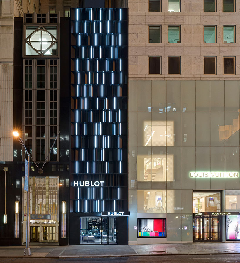 The Louis Vuitton store on Fifth Avenue in New York, seen on