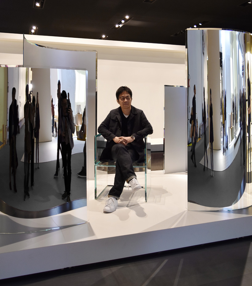 tokujin yoshioka glas italia prism partition designboom