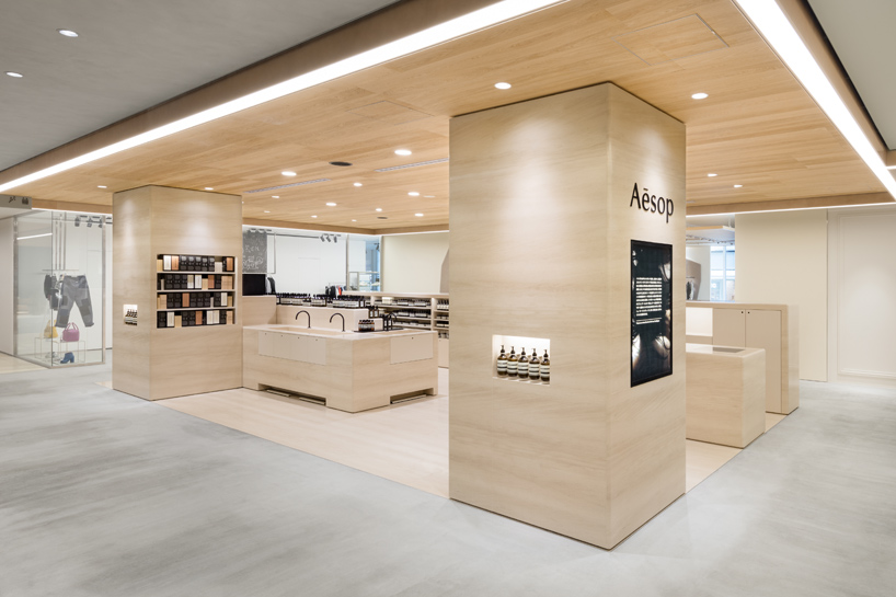 aesop NEWoMan shinjuku by torafu architects