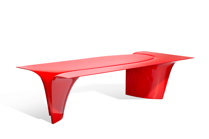 zaha hadid sawaya moroni mew table designboom 