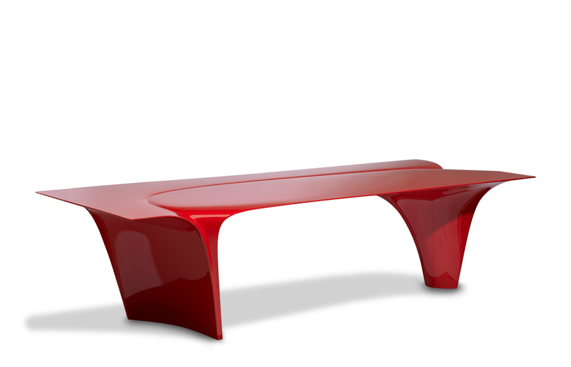 zaha hadid sawaya moroni mew table designboom 