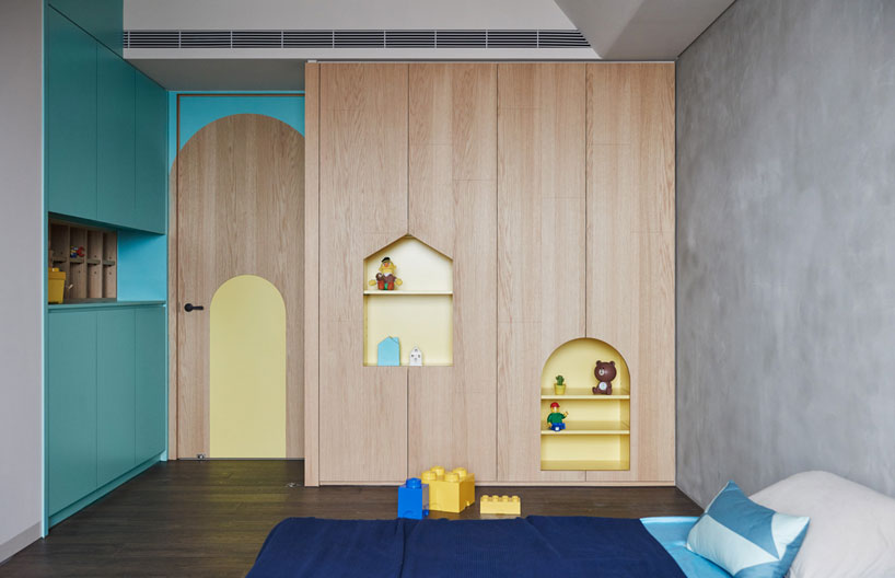 HAO-design-blue-and-glue-apartment-taiwan-designboom-02