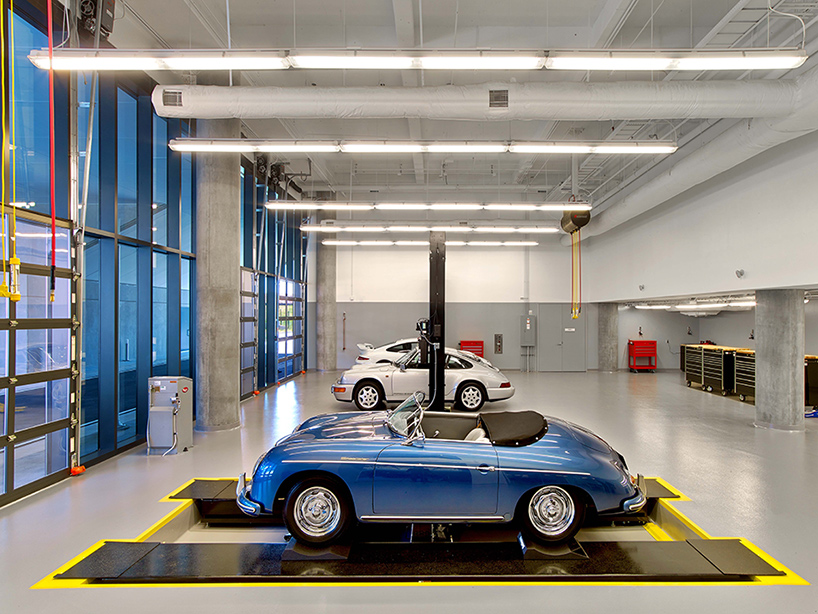 hok porsche cars north america experience center and headquarters atlanta georgia