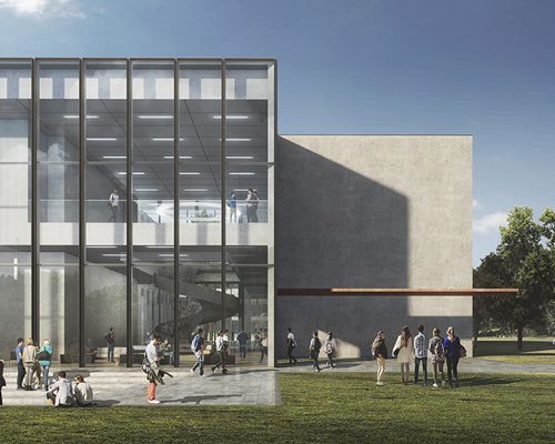 KAAN architecten plans study center for tilburg university in the netherlands