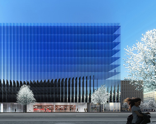 REX unveils office complex for washington DC with fluted glass façades
