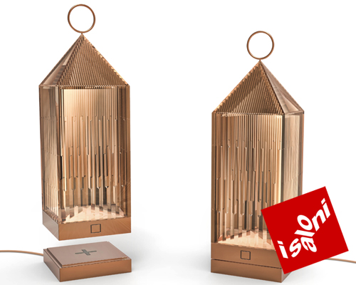 fabio novembre lights the way for venini and kartell with muse lamp + lantern