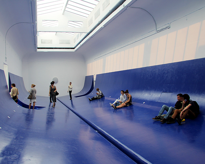 serbia's pavilion at the venice biennale conveys the struggles of young architects