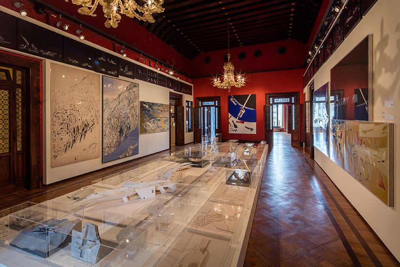 venice architecture biennale zaha hadid exhibition palazzo franchetti designboom