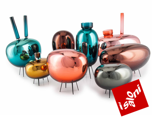 verreum uses a traditional silvering technique to create a reflective collection of objects