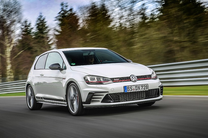 volkswagen celebrates 40 years of the golf GTI with three racing