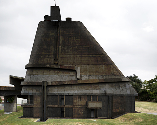 xavier delory conceals le corbusier's church of firminy behind a layer of grime