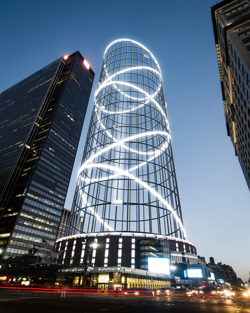 the halo AE superlab plans a glowing superstructure for NYC