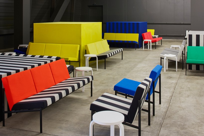 collectors lounge design miami basel artek kvadrat designboom