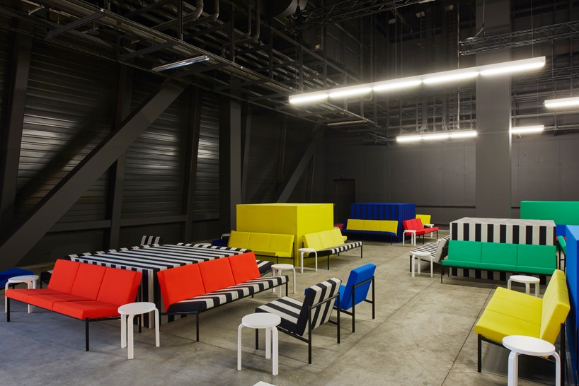 collectors lounge design miami basel artek kvadrat designboom