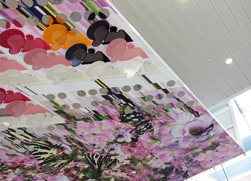 elena manferdini installation inverted landscapes los angeles designboom