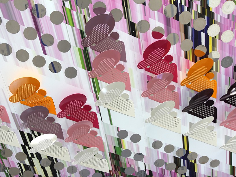 elena manferdini installation inverted landscapes los angeles designboom