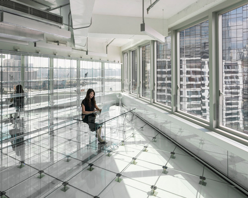 MVRDV transforms factory into office made of glass in hong kong