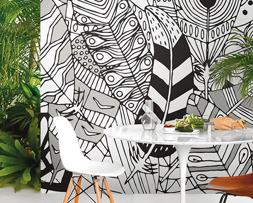 texturae debuts with three nature-influenced wallpaper collections