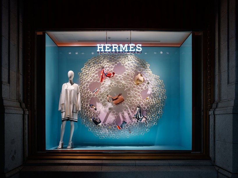 TORAFU architects construct an enlarged microscopic window display