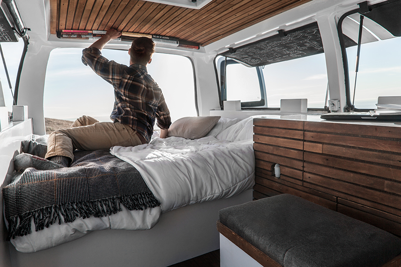 zach both converts a chevy cargo van into a nomadic 