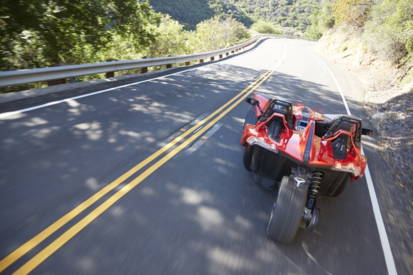 polaris slingshot designboom
