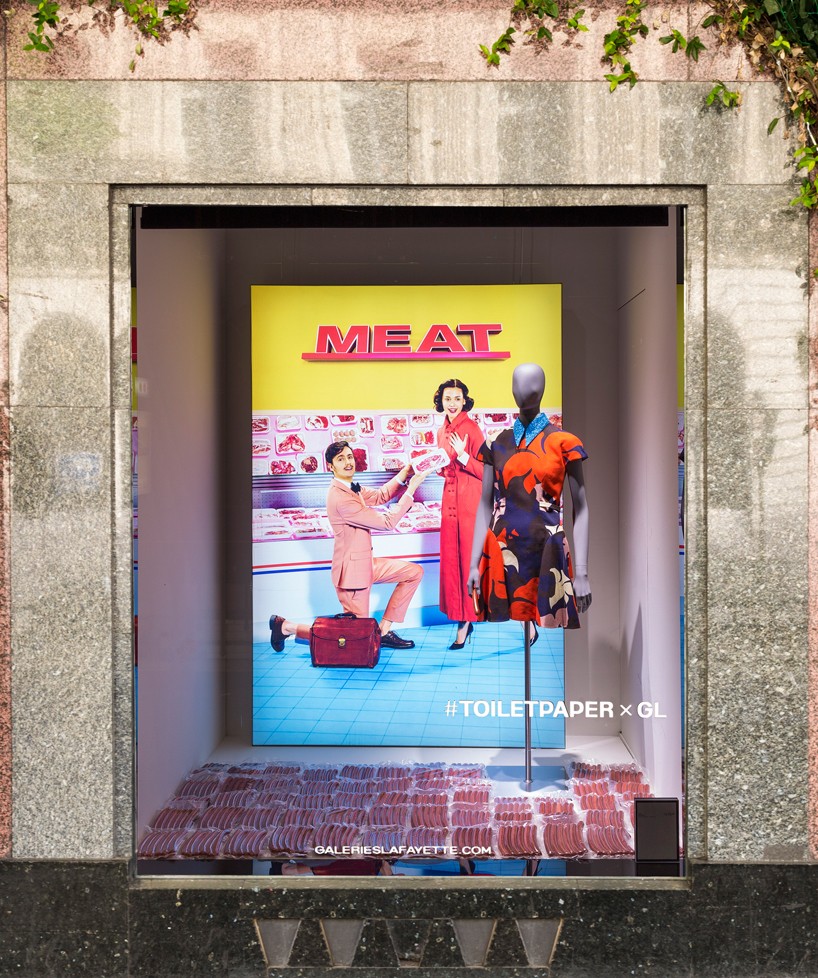 TOILETPAPER gufram seletti galerie des galeries paris designboom