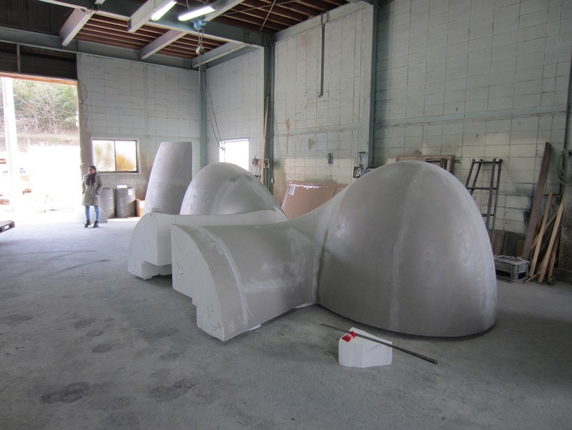 hisakazu shimizu setouchi triennial bollard of love shodoshima japan designboom